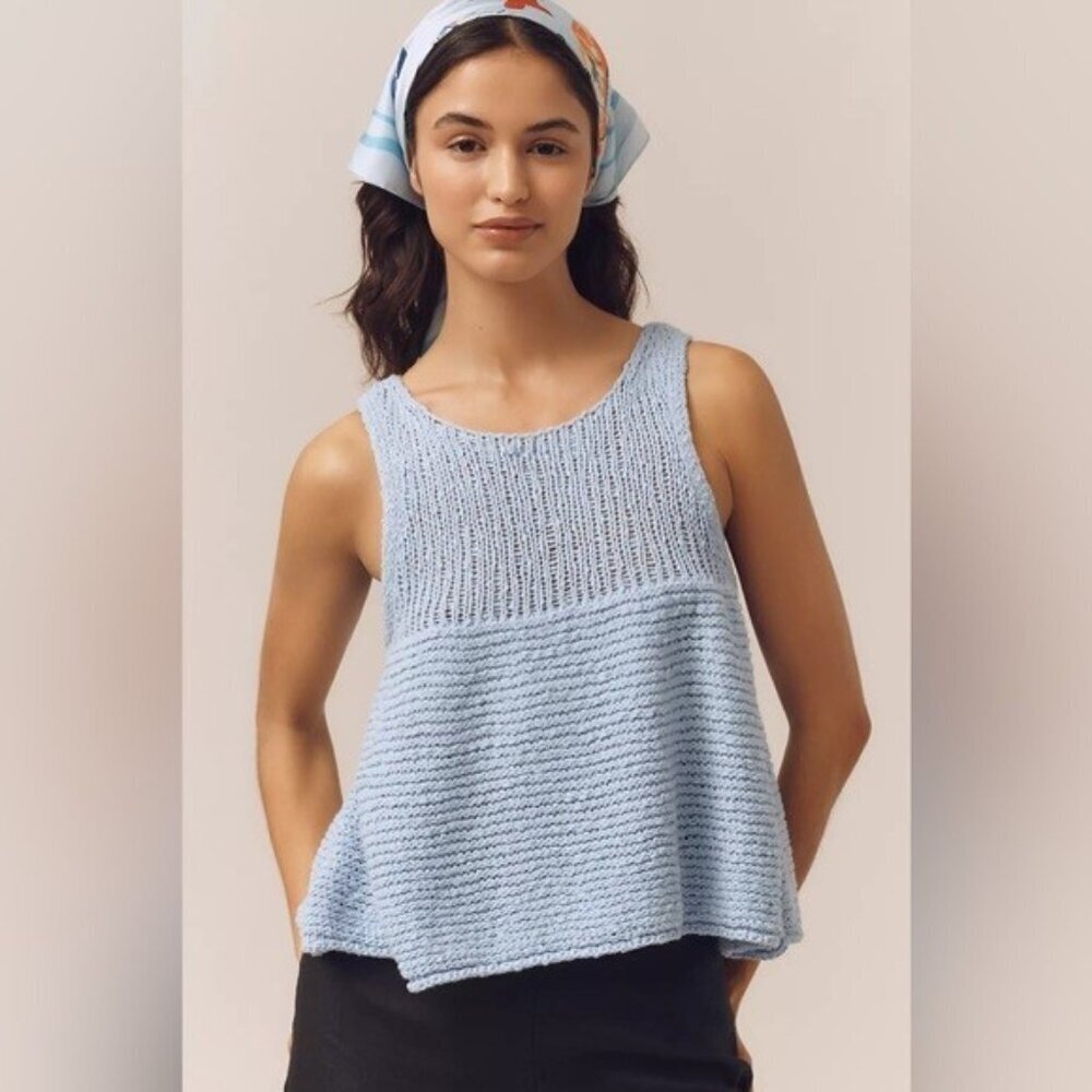 NWT Size S - Pilcro Cotton Swing Sweater Tank (NWT US$ 88)